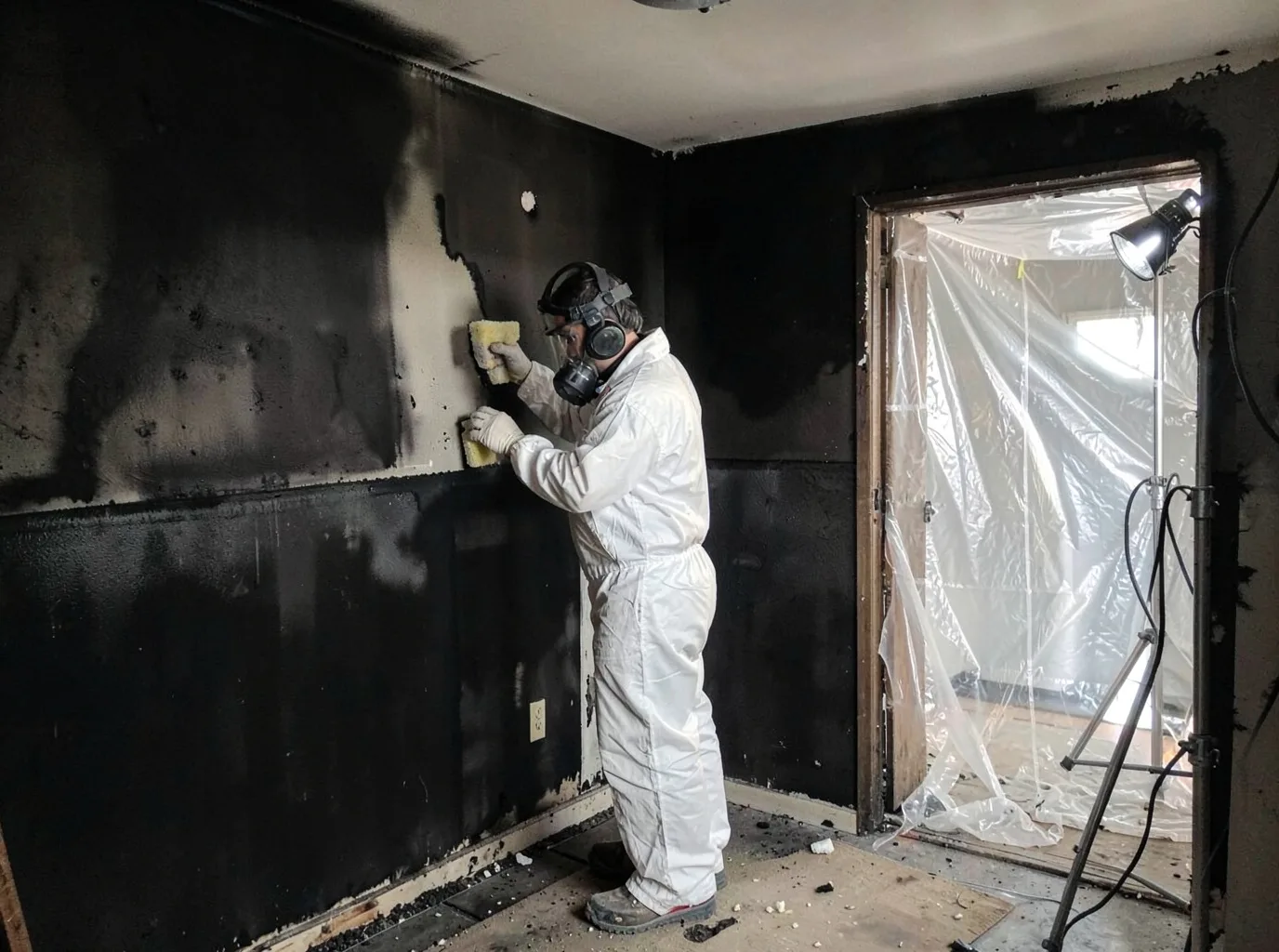 Fire Damage Restoration company in Ingalls, MI